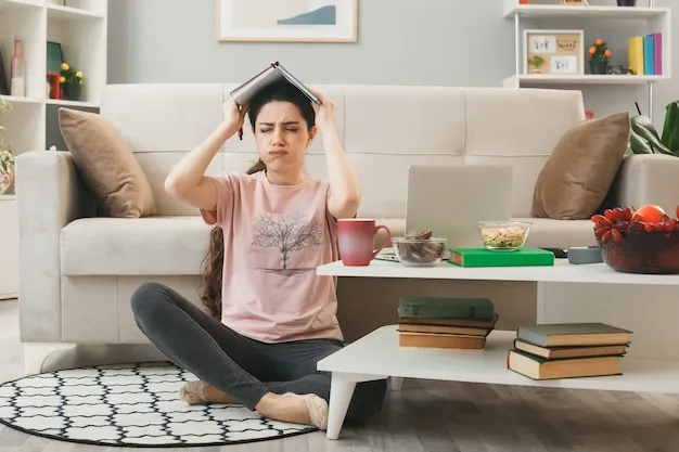 unpleased-with-closed-eyes-young-girl-covered-head-with-notebook-sitting-floor-coffee-table-living-room_141793-123478_11zon